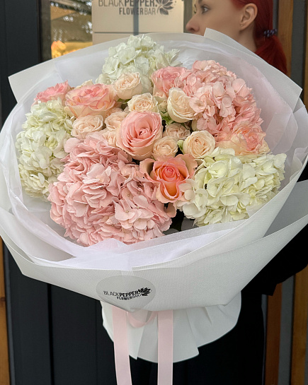 Bouquet of LUXURY SIGNATURE flowers delivered to Almaty