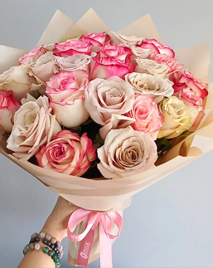 Bouquet of Declaration of Love flowers delivered to Almaty