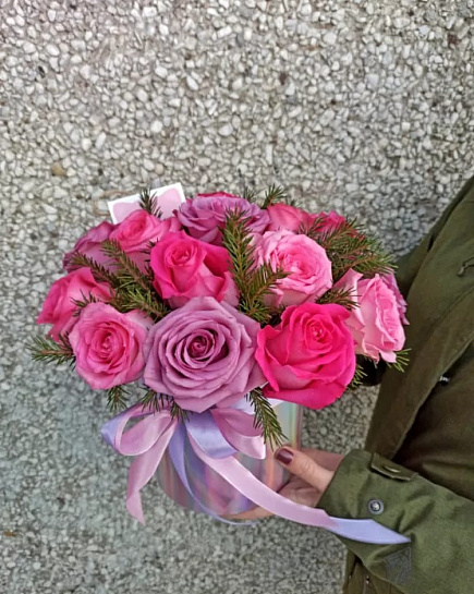 Bouquet of Nancy Pink flowers delivered to Astana