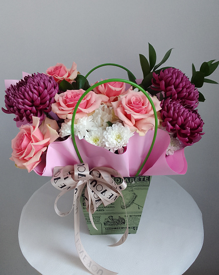 Assembled bouquet with delivery to Astana