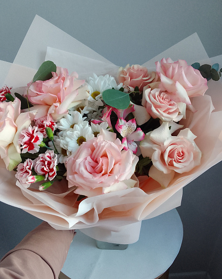 Assembled bouquet with delivery to Astana