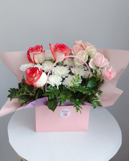 Assembled bouquet with delivery to Astana