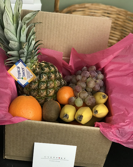 Bouquet of Fruit set is the best flowers delivered to Astana