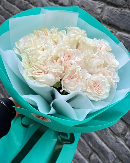 Bouquet of 15 Peony Roses of Almaty for 15,000 tenge with delivery to Almaty