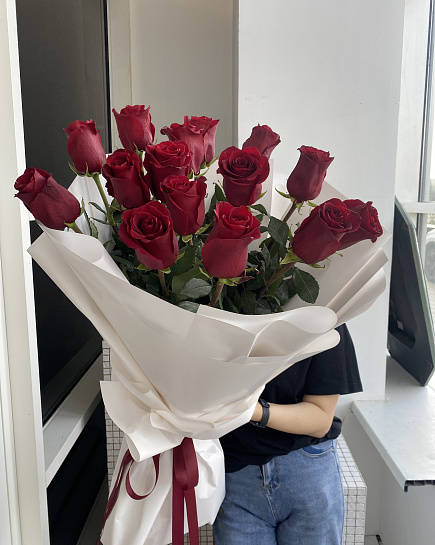 Assembled bouquet with delivery to Astana