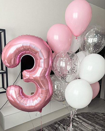 Birthday balloons! (Numbers to choose from) with delivery to Astana