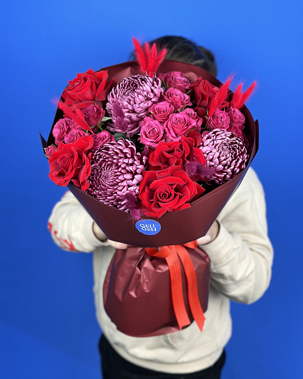 Bouquet “Cherry” with delivery to Astana