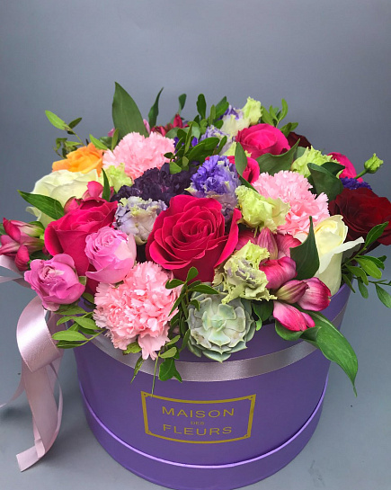 Bouquet of Summer assorted flowers delivered to Kostanay.