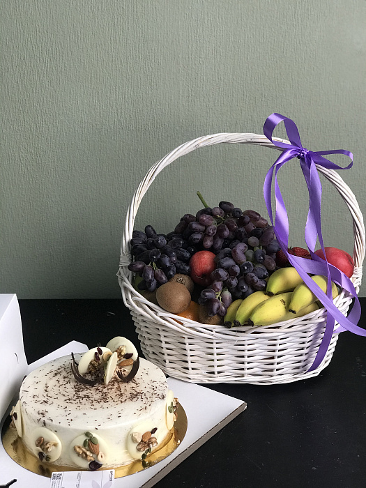 Set of cake and fruit # 1