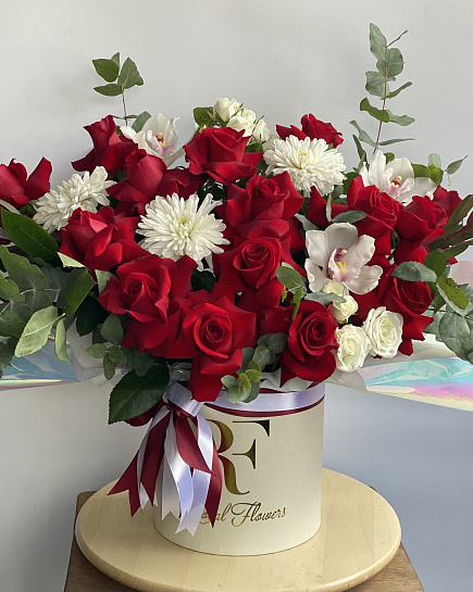 Bouquet of Exotic box with premium flower flowers delivered to Astana