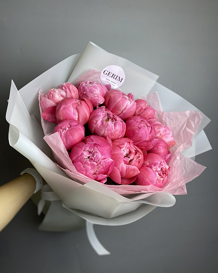 Peonies CORAL 15 with delivery to Astana