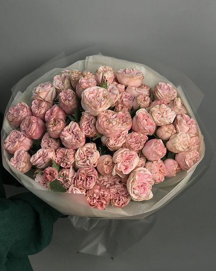Peony roses 15pcs with delivery to Astana