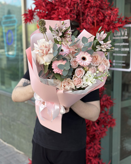 Bouquet of Bouquet “Tender feelings” flowers delivered to Astana