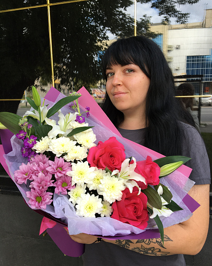 Bouquet of berry cloud flowers delivered to Petropavlovsk