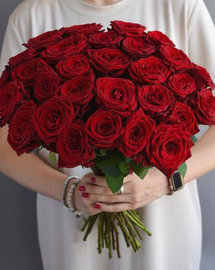 Bouquet of Bouquet of 29 red roses flowers delivered to Almaty