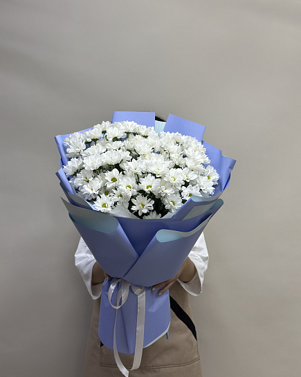 Bouquet of Chrysanthemum L flowers delivered to Astana