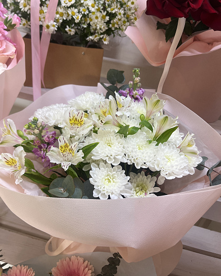 Assembled bouquet with delivery to Astana