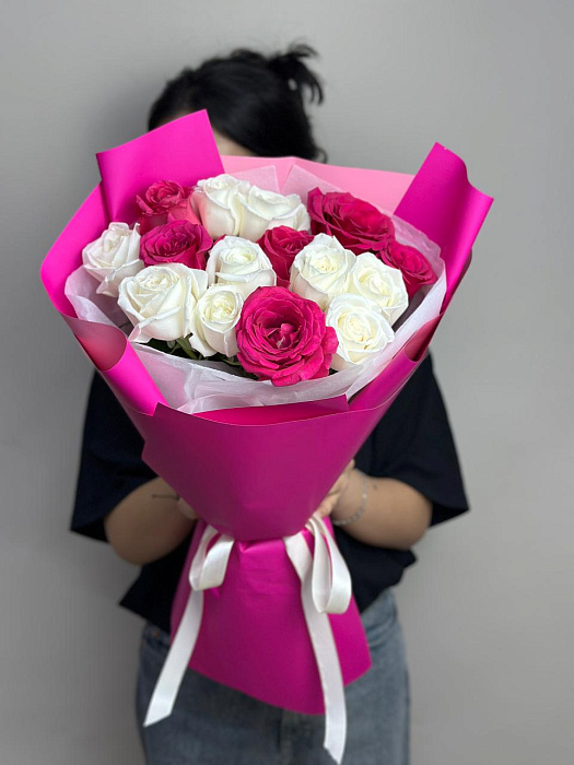 15 roses 50 cm