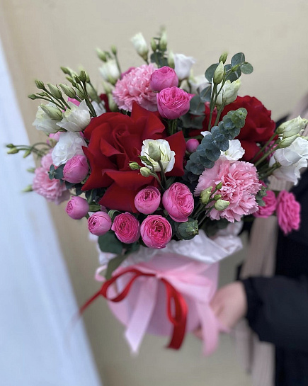 Bouquet of Bright composition flowers delivered to Rudniy
