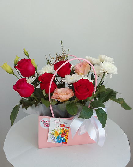 Assembled bouquet with delivery to Astana