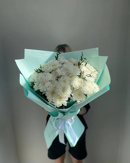 Bouquet of chrysanthemums with delivery to Astana