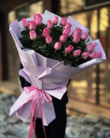 25 rose 70 cm with delivery to Karaganda