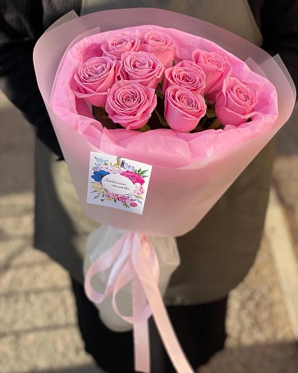 Букет из 9 нежнейших роз  with delivery to Pavlodar