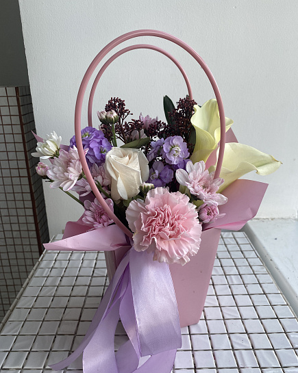 Assembled bouquet with delivery to Astana