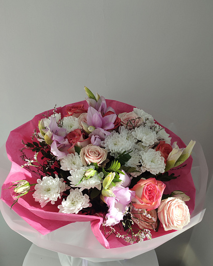 Assembled bouquet with delivery to Astana