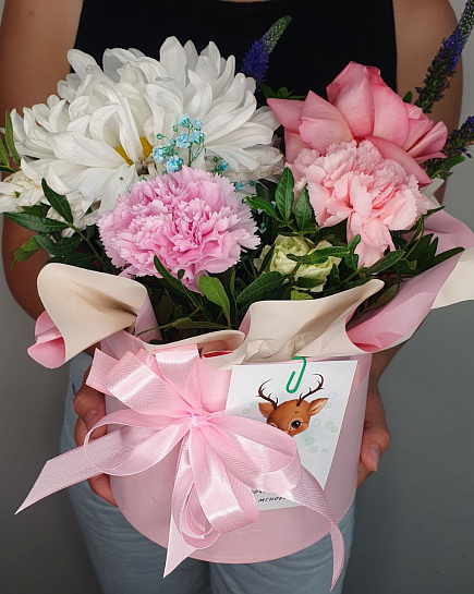 Bouquet of bouquet of pink tenderness flowers delivered to Astana