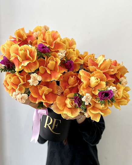 Bouquet of Marcel flowers delivered to Astana