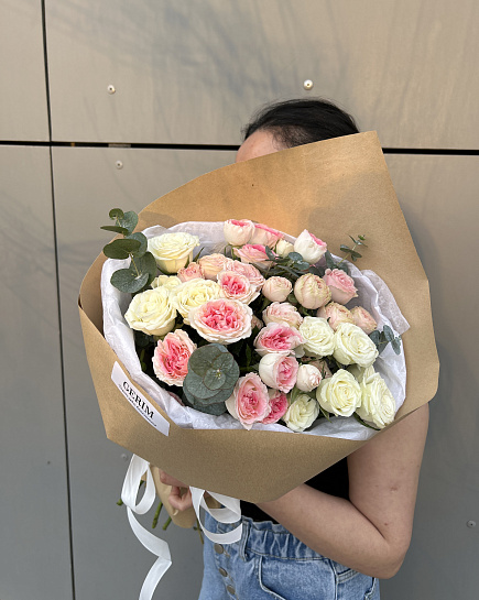 Assembled bouquet with delivery to Astana