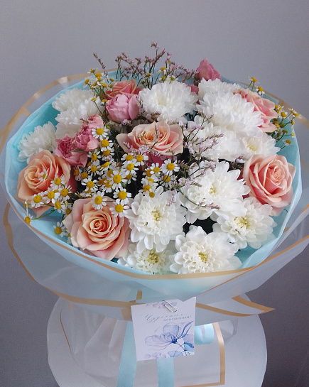 Assembled bouquet with delivery to Astana