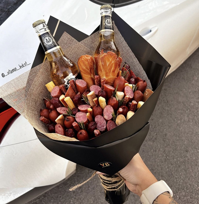 Men's beer bouquet