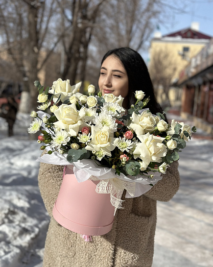 Bouquet of Set “Tenderness” flowers delivered to Karaganda