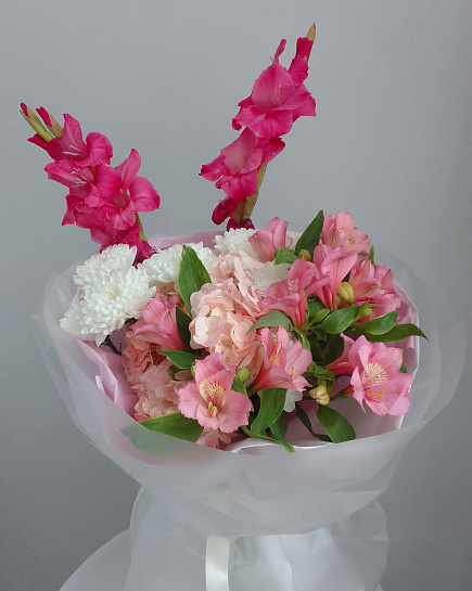 Assembled bouquet with delivery to Astana