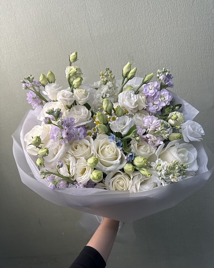 Белоснежная симфония с маттиолой with delivery to Astana