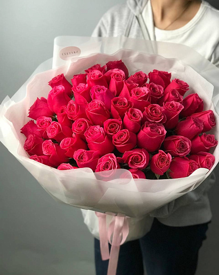 Bouquet of 51 roses (to the florist's taste) with delivery to Almaty