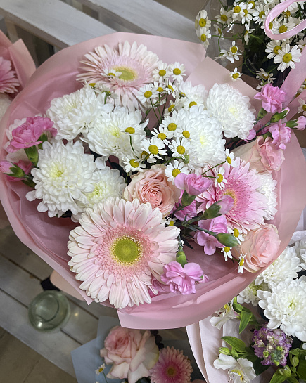 Assembled bouquet with delivery to Astana