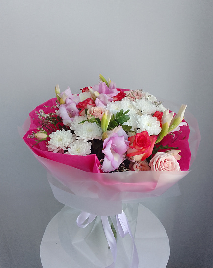 Assembled bouquet with delivery to Astana