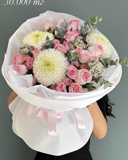 Bouquet of Love in every petal flowers delivered to Astana