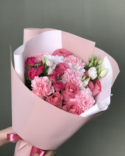 Сборный букет цветов "Нежность" с доставкой по Астане