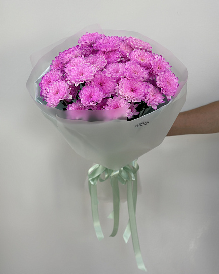 Bouquet of Chrysanthemum flowers delivered to Astana
