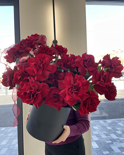 Bouquet of Euphoria flowers delivered to Shymkent