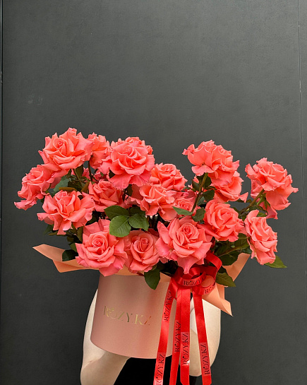 Composition of 25 roses with delivery to Astana