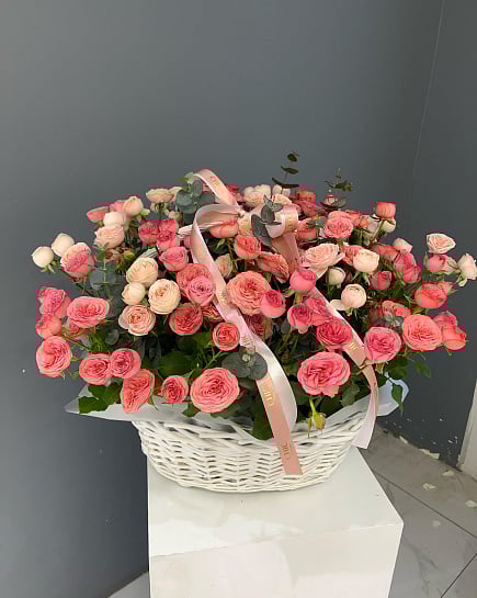 Bush rose with delivery to Astana