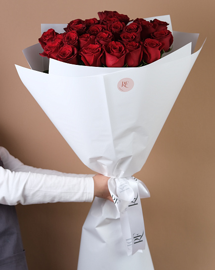 Bouquet of Bouquet of 25 meter roses flowers delivered to Astana