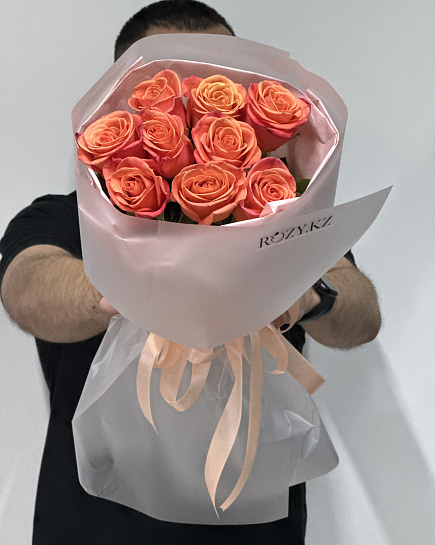 Assembled bouquet with delivery to Astana