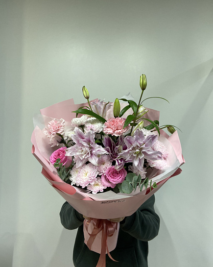 Assembled bouquet with delivery to Astana