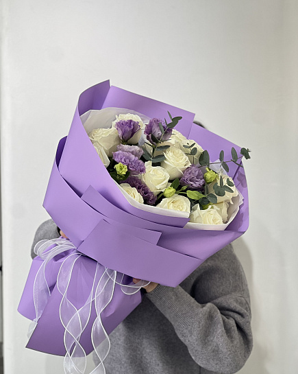 Bouquet of Viola flowers delivered to Shymkent